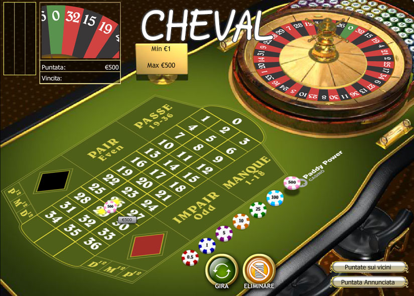 francese ruleta cheval