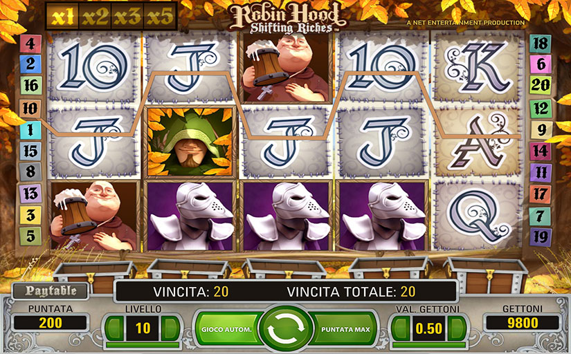 3d slot robin hood