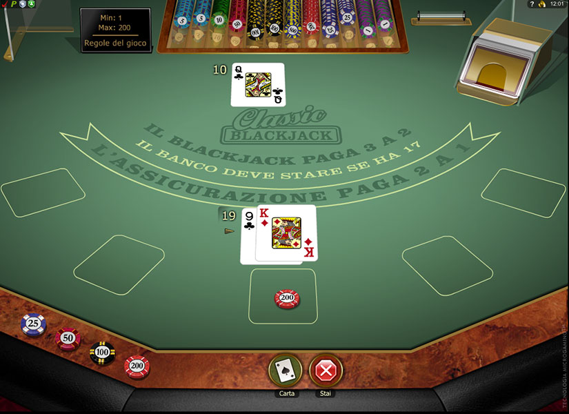 blackjack o 21