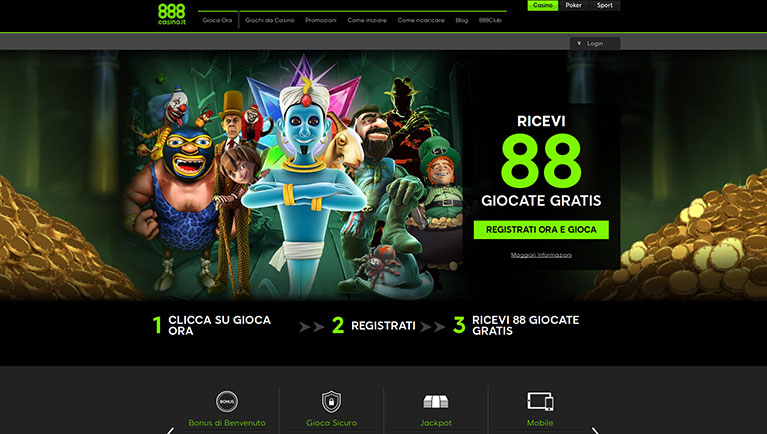 888casino screenshot