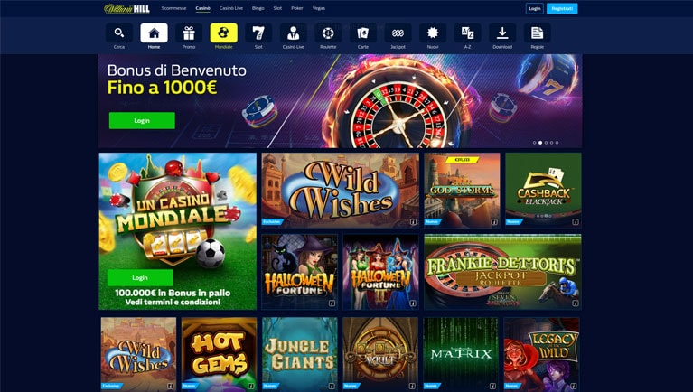 william hill casino screenshot